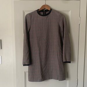 Zara Long Sleeve Dress - Black and Gray